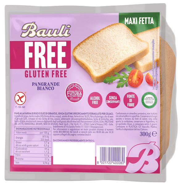 BAULI FREE PANGRANDE BIANCO 300 G - Farmacia Artemisia di Montecuollo Dott. Angelo snc