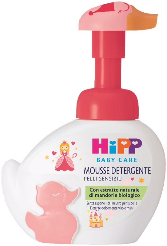 HIPP BABY CARE MOUSSE DETERGENTE PAPERELLA ROSA LIMITED EDITION 250 ML - Farmacia Artemisia di Montecuollo Dott. Angelo snc