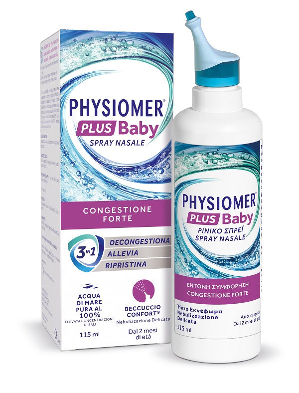 SPRAY NASALE PHYSIOMER PLUS BABY 115 ML - Farmacia Artemisia di Montecuollo Dott. Angelo snc