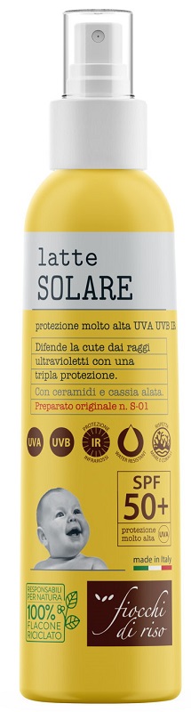 FIOCCHI DI RISO LATTE SOLARE BIMBI SPF50+ 140 ML - Farmacia Artemisia di Montecuollo Dott. Angelo snc
