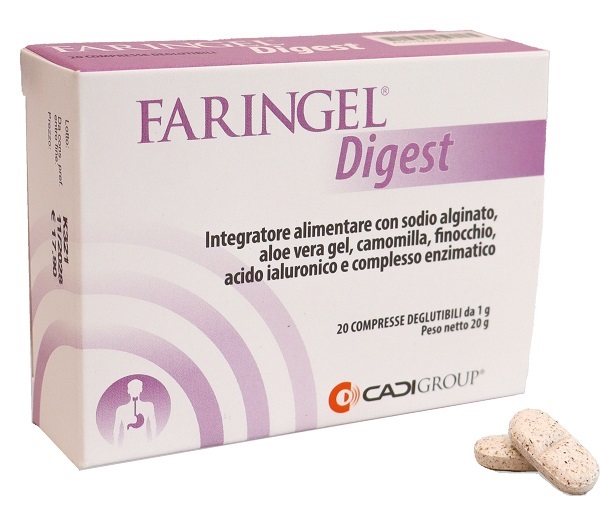 FARINGEL DIGEST 20 COMPRESSE DEGLUTIBILI - Farmacia Artemisia di Montecuollo Dott. Angelo snc