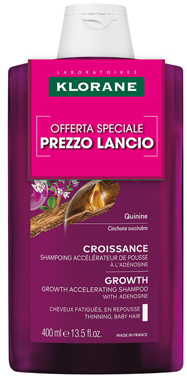 KLORANE SHAMPOO CHININA CRESCITA 400 ML PREZZO LANCIO - Farmacia Artemisia di Montecuollo Dott. Angelo snc
