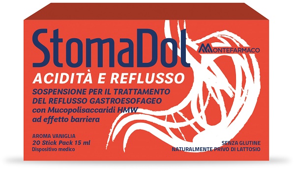 STOMADOL ACIDITA' REFLUSSO 20 STICK PACK DA 15 ML - Farmacia Artemisia di Montecuollo Dott. Angelo snc