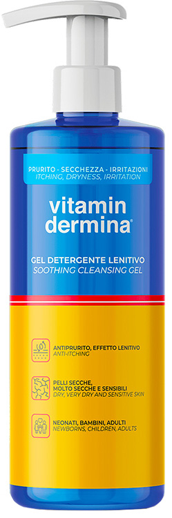 VITAMINDERMINA GEL DETERGENTE LENITIVO 500 ML PREZZO SPECIALE - Farmacia Artemisia di Montecuollo Dott. Angelo snc
