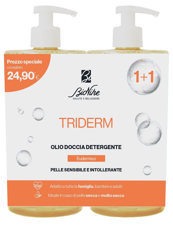 TRIDERM BIPACK OLIO DOCCIA DETERGENTE 750 ML - Farmacia Artemisia di Montecuollo Dott. Angelo snc