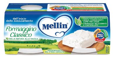 MELLIN BABY FORMAGGINO CLASSICO 4 X 80 G - Farmacia Artemisia di Montecuollo Dott. Angelo snc