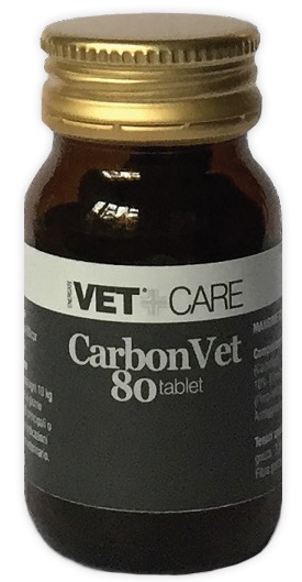 VETCARE CARBONVET 80 COMPRESSE 500 MG - Farmacia Artemisia di Montecuollo Dott. Angelo snc