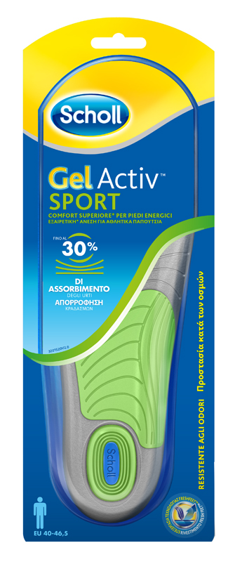 SCHOLL GEL ACTIV SPORT UOMO - Farmacia Artemisia di Montecuollo Dott. Angelo snc