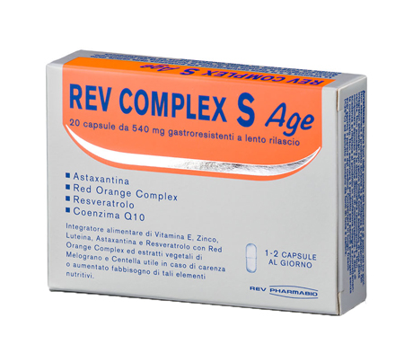 REV COMPLEX S AGE 20 CAPSULE - Farmacia Artemisia di Montecuollo Dott. Angelo snc