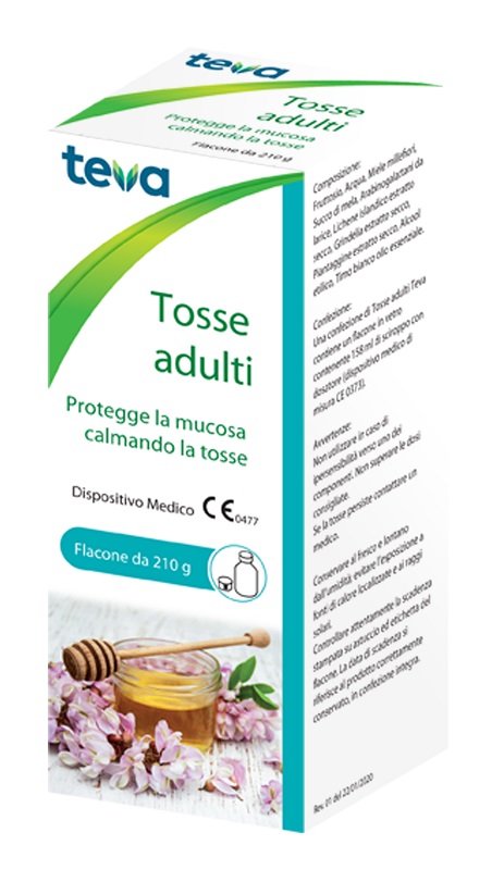 TOSSE ADULTI TEVA SCIROPPO 210 G - Farmacia Artemisia di Montecuollo Dott. Angelo snc