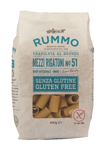 RUMMO MEZZI RIGATONI N51 DI RISO INTEGRALE E MAIS 400 G - Farmacia Artemisia di Montecuollo Dott. Angelo snc