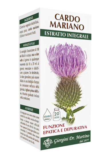 CARDO MARIANO ESTRATTO INTEGRALE 200 ML - Farmacia Artemisia di Montecuollo Dott. Angelo snc