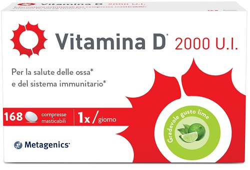 VITAMINA D 2000 UI 168 COMPRESSE MASTICABILI - Farmacia Artemisia di Montecuollo Dott. Angelo snc
