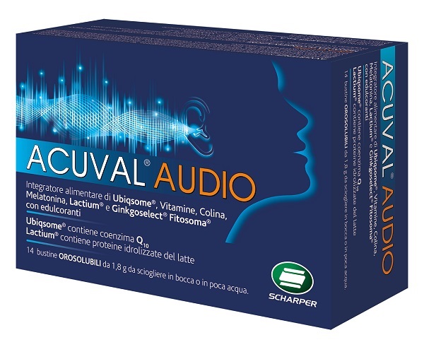 ACUVAL AUDIO 14 BUSTINE OROSOLUBILE 1,8 G - Farmacia Artemisia di Montecuollo Dott. Angelo snc