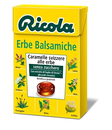 RICOLA ERBE BALSAMICHE SENZA ZUCCHERO 50 G - Farmacia Artemisia di Montecuollo Dott. Angelo snc