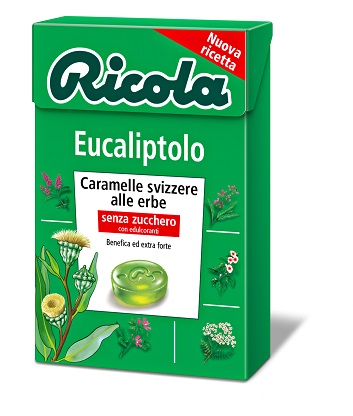 RICOLA EUCALIPTOLO SENZA ZUCCHERO 50 G - Farmacia Artemisia di Montecuollo Dott. Angelo snc