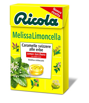 RICOLA MELISSA LIMONCELLA SENZA ZUCCHERO 50 G - Farmacia Artemisia di Montecuollo Dott. Angelo snc