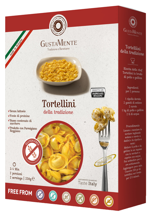GUSTAMENTE TORTELLINI PROSCIUTTO 250 G - Farmacia Artemisia di Montecuollo Dott. Angelo snc