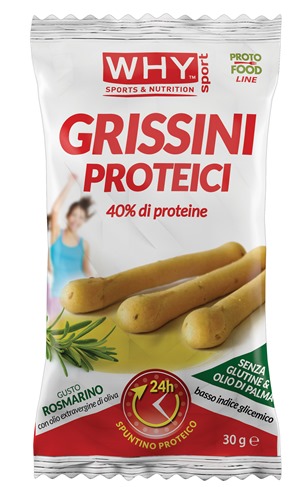 WHYNATURE GRISSINI PROTEICI ROSMARINO 30 G - Farmacia Artemisia di Montecuollo Dott. Angelo snc