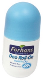 FORHANS COSMETIC ROLL-ON INVISIBLE DRY 50 ML - Farmacia Artemisia di Montecuollo Dott. Angelo snc