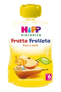 HIPP BIO FRUTTA FRULLATA PERA MELA 90 G - Farmacia Artemisia di Montecuollo Dott. Angelo snc