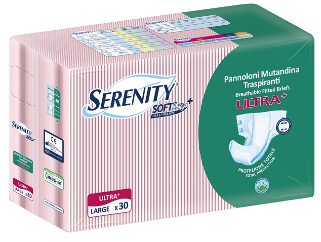 PANNOLONE A MUTANDINA SERENITY FITTED ULTRA + ALOE L 30 PEZZI - Farmacia Artemisia di Montecuollo Dott. Angelo snc