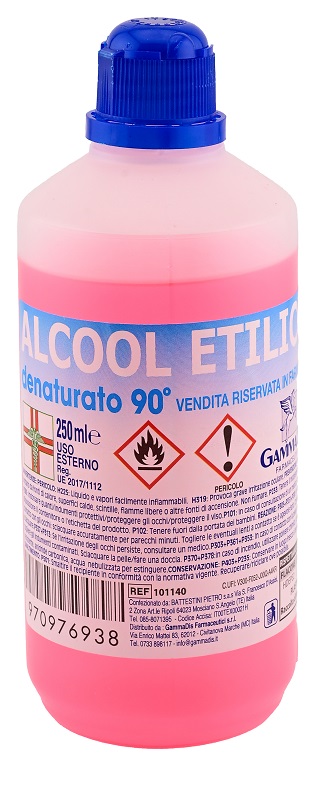 ALCOOL ETILICO DENATURATO 90 GRADI 250 ML - Farmacia Artemisia di Montecuollo Dott. Angelo snc