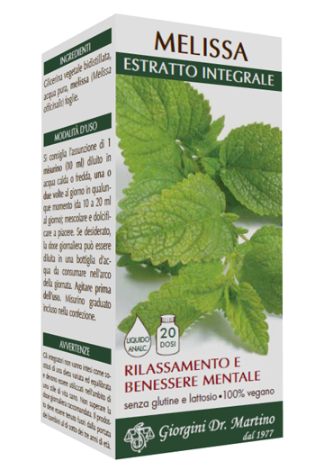 MELISSA ESTRATTO INTEGRALE 200 ML - Farmacia Artemisia di Montecuollo Dott. Angelo snc