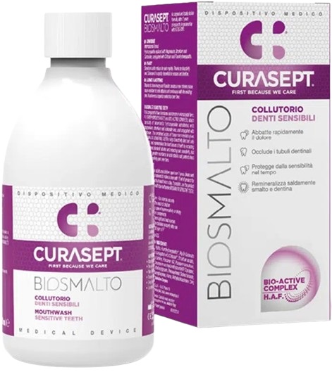 CURASEPT BIOSMALTO COLLUTORIO DENTI SENSIBILI 300 ML - Farmacia Artemisia di Montecuollo Dott. Angelo snc
