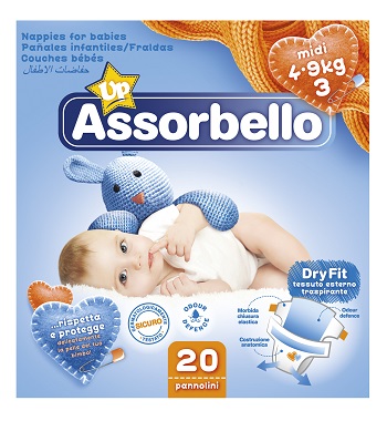 ASSORBELLO UP DRYFIT MIDI 4/9 KG 20 PEZZI - Farmacia Artemisia di Montecuollo Dott. Angelo snc