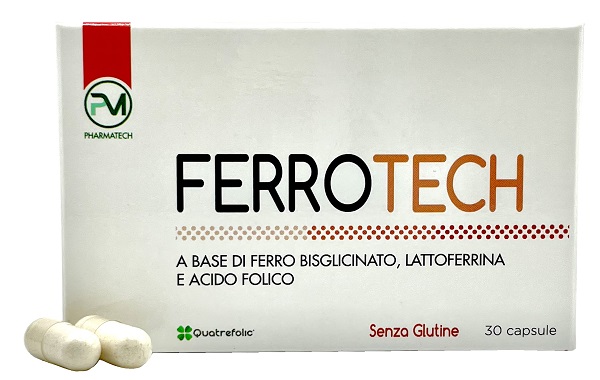 FERROTECH 30 CAPSULE DA 550MG - Farmacia Artemisia di Montecuollo Dott. Angelo snc