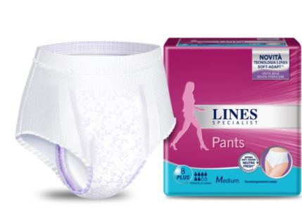 LINES SPECIALIST PANTS PLUS MEDIUM X 8 PEZZI PHARMA - Farmacia Artemisia di Montecuollo Dott. Angelo snc