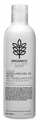 ORGANICS PHARM MODELLING GEL OIL NON OIL OAT AND EUCALYPTUS 250 ML - Farmacia Artemisia di Montecuollo Dott. Angelo snc