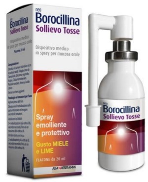 NEOBOROCILLINA SOLLIEVO TOSSE SPRAY 20 ML - Farmacia Artemisia di Montecuollo Dott. Angelo snc