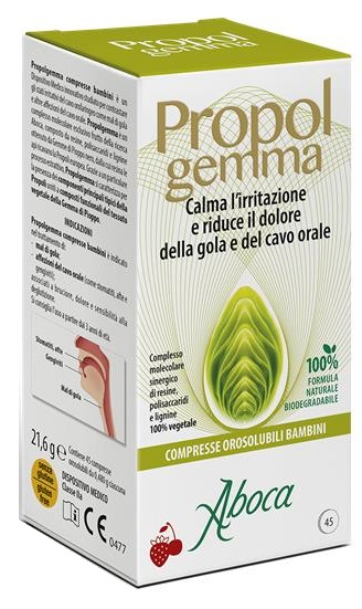 PROPOLGEMMA BAMBINI 45 COMPRESSE OROSOLUBILI 480 MG - Farmacia Artemisia di Montecuollo Dott. Angelo snc