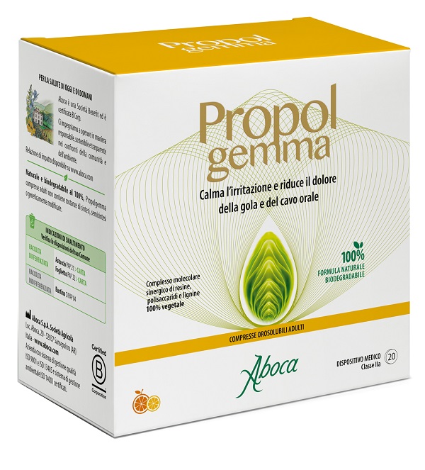 PROPOLGEMMA 20 COMPRESSE OROSOLUBILI ADULTI 1,50 G - Farmacia Artemisia di Montecuollo Dott. Angelo snc