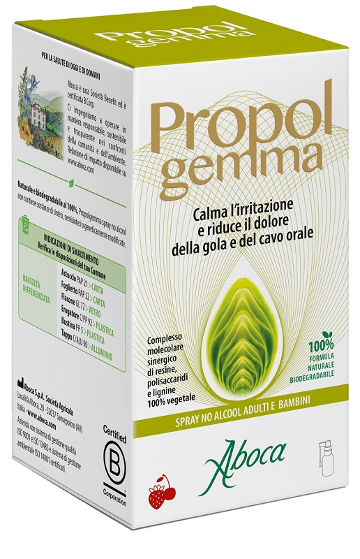 PROPOLGEMMA SPRAY NO ALCOOL BAMBINI E ADULTI 30 ML - Farmacia Artemisia di Montecuollo Dott. Angelo snc