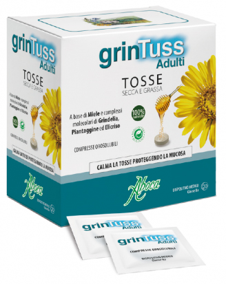GRINTUSS ADULTI 20 COMPRESSE CON POLIRESIN 1,5 G - Farmacia Artemisia di Montecuollo Dott. Angelo snc