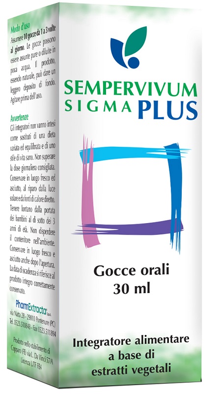 SEMPERVIVUM SIGMA PLUS 30 ML - Farmacia Artemisia di Montecuollo Dott. Angelo snc