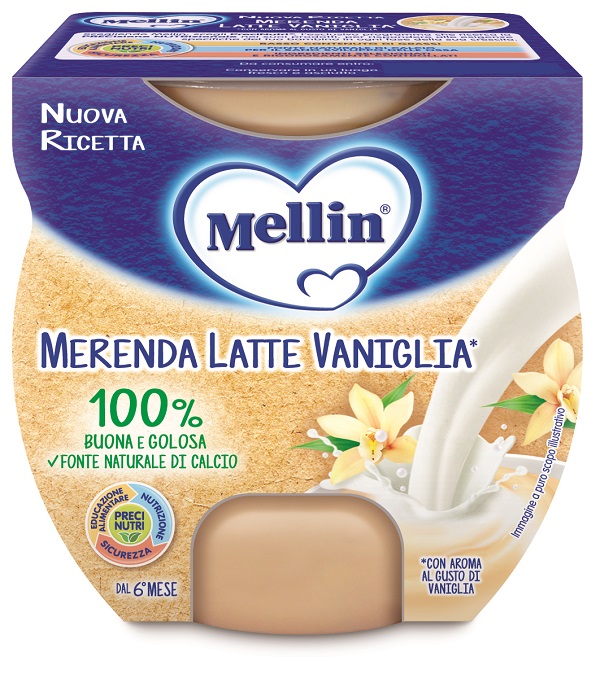 MELLIN MERENDA LATTE VANIGLIA 2 X 100 G - Farmacia Artemisia di Montecuollo Dott. Angelo snc