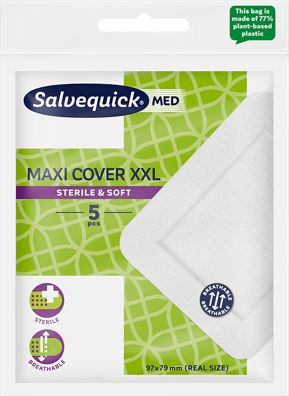 CEROTTO SALVELOX MED MAXI COVER XXL 97X79MM 5 PEZZI - Farmacia Artemisia di Montecuollo Dott. Angelo snc