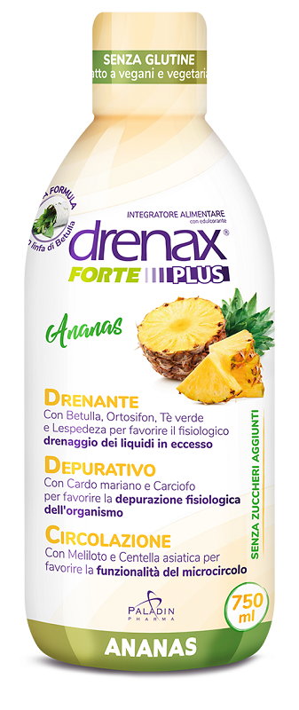 DRENAX FORTE PLUS ESOTICO CON ESTRATTO D'ANANAS 750 ML - Farmacia Artemisia di Montecuollo Dott. Angelo snc