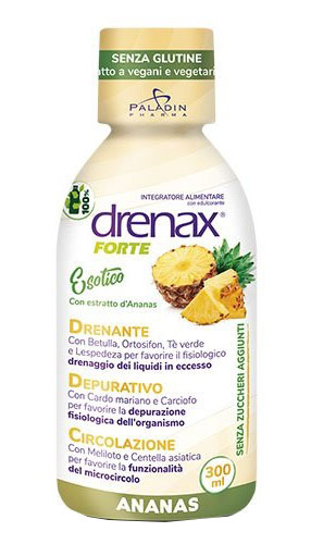 DRENAX FORTE ESOTICO CON ESTRATTO D'ANANAS 300 ML - Farmacia Artemisia di Montecuollo Dott. Angelo snc