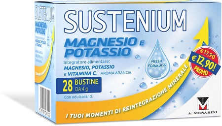 SUSTENIUM MAGNESIO POTASSIO 28 BUSTINE PROMO - Farmacia Artemisia di Montecuollo Dott. Angelo snc