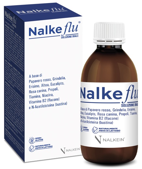 NALKEFLU SOLUZIONE ORALE 200 ML + 1  BUSTINA DA 2,5 G - Farmacia Artemisia di Montecuollo Dott. Angelo snc