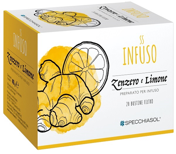 INFUSO TISANA ZENZERO + LIMONE 20 FILTRI - Farmacia Artemisia di Montecuollo Dott. Angelo snc