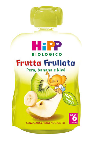 HIPP BIO FRUTTA FRULLATA PERA BANANA KIWI 90 G - Farmacia Artemisia di Montecuollo Dott. Angelo snc