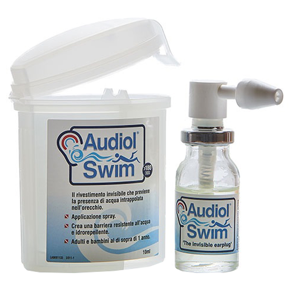 AUDIOLSWIM SOLUZIONE RIVESTIMENTO CANALE UDITIVO COME BARRIERA IDROREPELLENTE - Farmacia Artemisia di Montecuollo Dott. Angelo snc