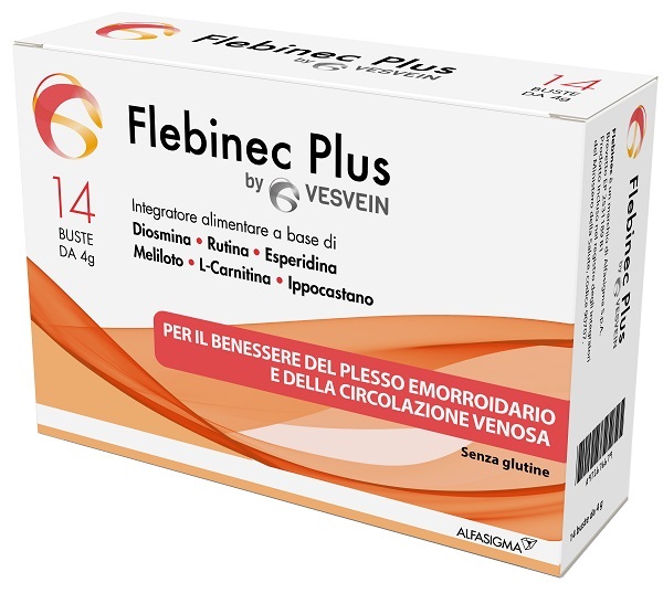 FLEBINEC PLUS 14 BUSTINE 4 G - Farmacia Artemisia di Montecuollo Dott. Angelo snc