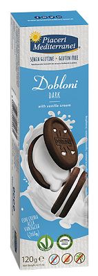 PIACERI MEDITERRANEI DOBLONI DARK 120 G - Farmacia Artemisia di Montecuollo Dott. Angelo snc